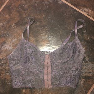 Kimchi Blue Lace bustier Corset Top/bralette